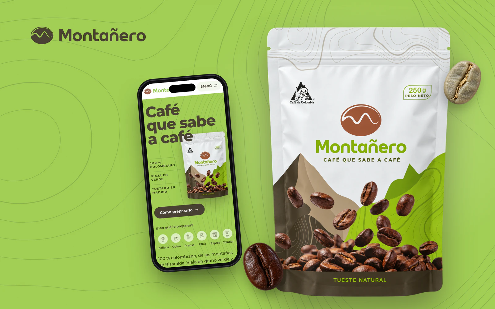 Web de Café Montañero