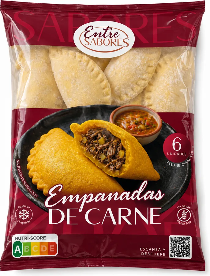 Bolsa de Empanadas de carne de Entre Sabores